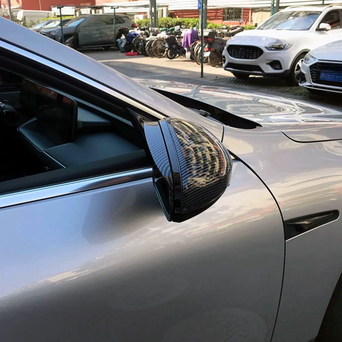 Suitable for XPENG P7 P7i 2020 2021 2022 2023 ABS rearview mirror rain eyebrow Auto Parts carbon fibre silvery 2 piece set
Suitable for XPENG P7 P7i 2020 2021 2022 2023 ABS rearview mirror rain eyebrow Auto Parts carbon fibre silvery 2 piece set