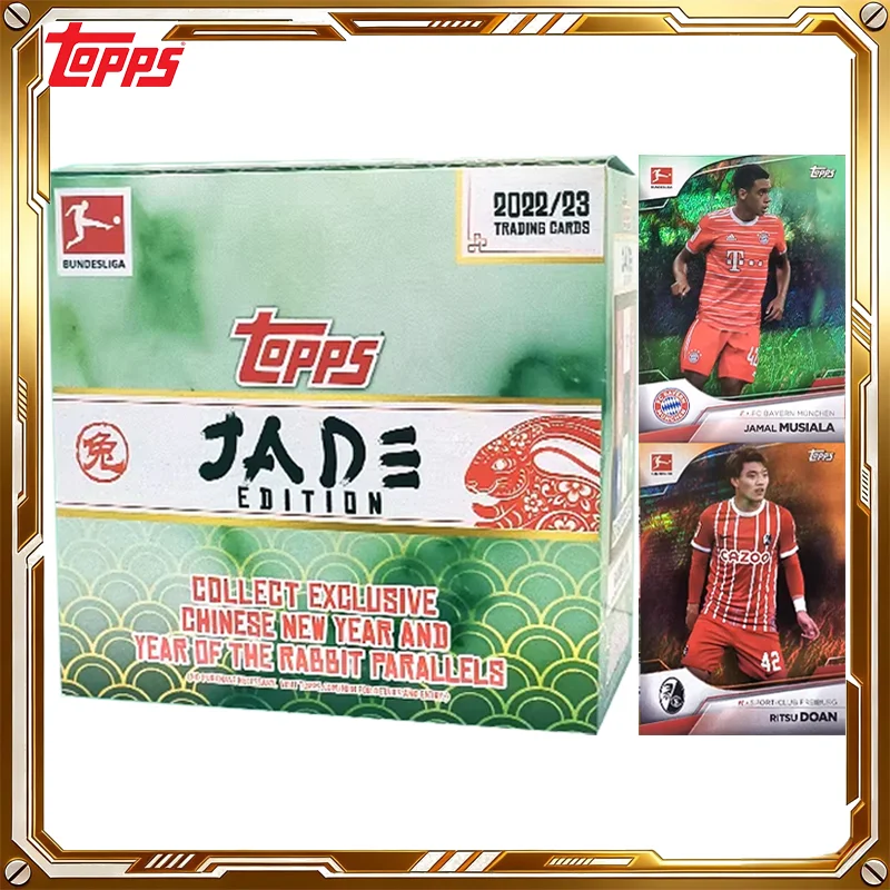 2022-2023 Topps Bundesliga Jade Edition Soccer Card Mystery Box Genuine Trading Cards Toys Holiday Birthday Gifts for Boys Girls
2022-2023 Topps Bundesliga Jade Edition Soccer Card Mystery Box Genuine Trading Cards Toys Holiday Birthday Gifts for Boys Girls