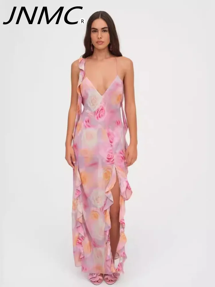 JNMC Women 2024 Summer New Color Temperament Sexy Sexy Vacation Slimming Peplum Halter Halter Split Dress Female
JNMC Women 2024 Summer New Color Temperament Sexy Sexy Vacation Slimming Peplum Halter Halter Split Dress Female