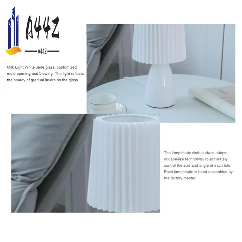 A44Z-USB Retro Pleated Beside Lamp Table Cute Desk Lamp For Bedroom Stepless Dimming Bed Lamp Deco LED Light
A44Z-USB Retro Pleated Beside Lamp Table Cute Desk Lamp For Bedroom Stepless Dimming Bed Lamp Deco LED Light