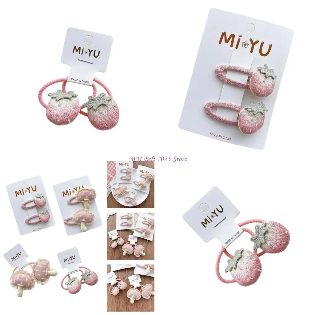 49ME Pink Strawberry Design Children Hair Barrettes Breathable Cloth Hair Clip With Metal Clip Secure Grip For Toddlers
49ME Pink Strawberry Design Children Hair Barrettes Breathable Cloth Hair Clip With Metal Clip Secure Grip For Toddlers