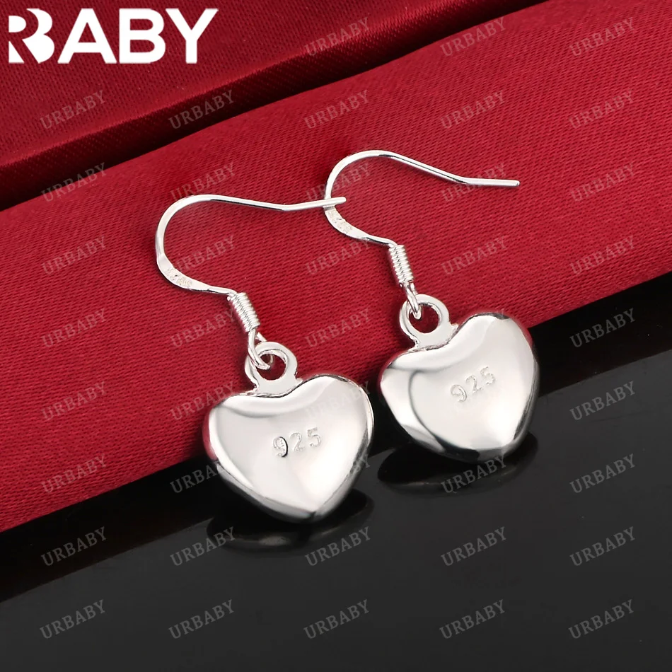 URBABY 925 Sterling Silver Earrings Small Heart Drop Earrings For Women Charm Fashion Jewelry
URBABY 925 Sterling Silver Earrings Small Heart Drop Earrings For Women Charm Fashion Jewelry