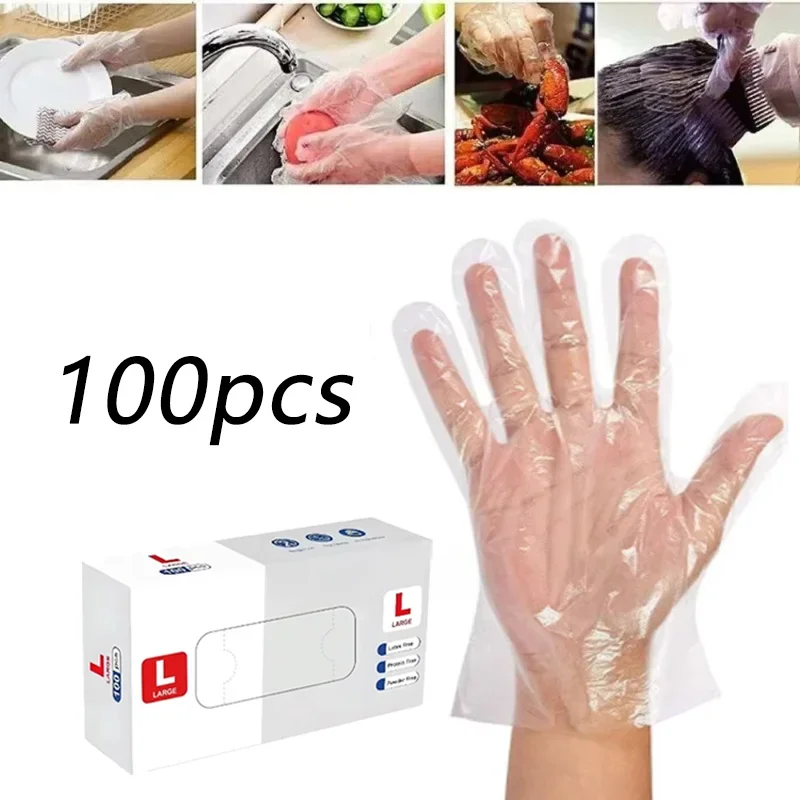 100/200PCS Disposable Gloves Kitchen Bathroom Restaurant Camping Travel Waterproof Oil-Proof Household Cleaning Tools Yunliwei
100/200PCS Disposable Gloves Kitchen Bathroom Restaurant Camping Travel Waterproof Oil-Proof Household Cleaning Tools Yunliwei