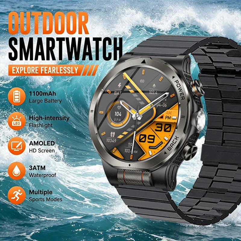 Sports Watch 3ATM Waterproof 100+ Sports Mode Bluetooth Call Health Monitoring Blood Oxygen Monitoring Music Control Smart Watch
Sports Watch 3ATM Waterproof 100+ Sports Mode Bluetooth Call Health Monitoring Blood Oxygen Monitoring Music Control Smart Watch