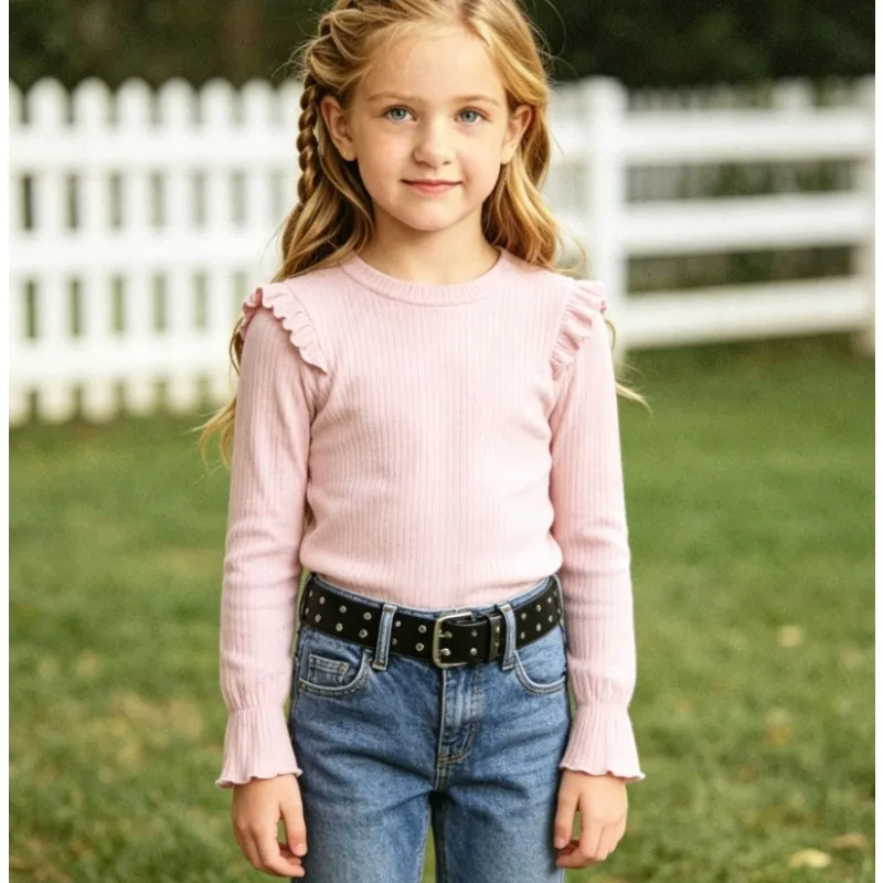 Kids Punk Belt Double Row Eyelets for Girls Jeans Adjustable Waist Strap for Christmas Decoration and Party Dress Up
Kids Punk Belt Double Row Eyelets for Girls Jeans Adjustable Waist Strap for Christmas Decoration and Party Dress Up