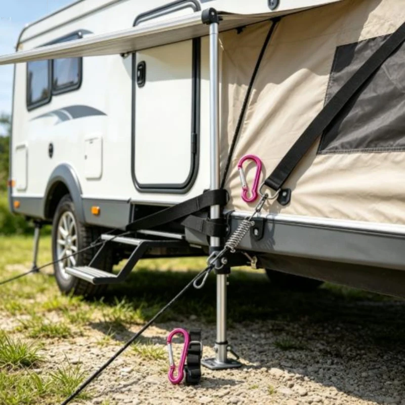 Useful Tent fixation kit Awning Tie Down Kit Type S Black color For F35 F45 F65 CARAVAN MOTORHOME Fiamma Awning Accessories
Useful Tent fixation kit Awning Tie Down Kit Type S Black color For F35 F45 F65 CARAVAN MOTORHOME Fiamma Awning Accessories