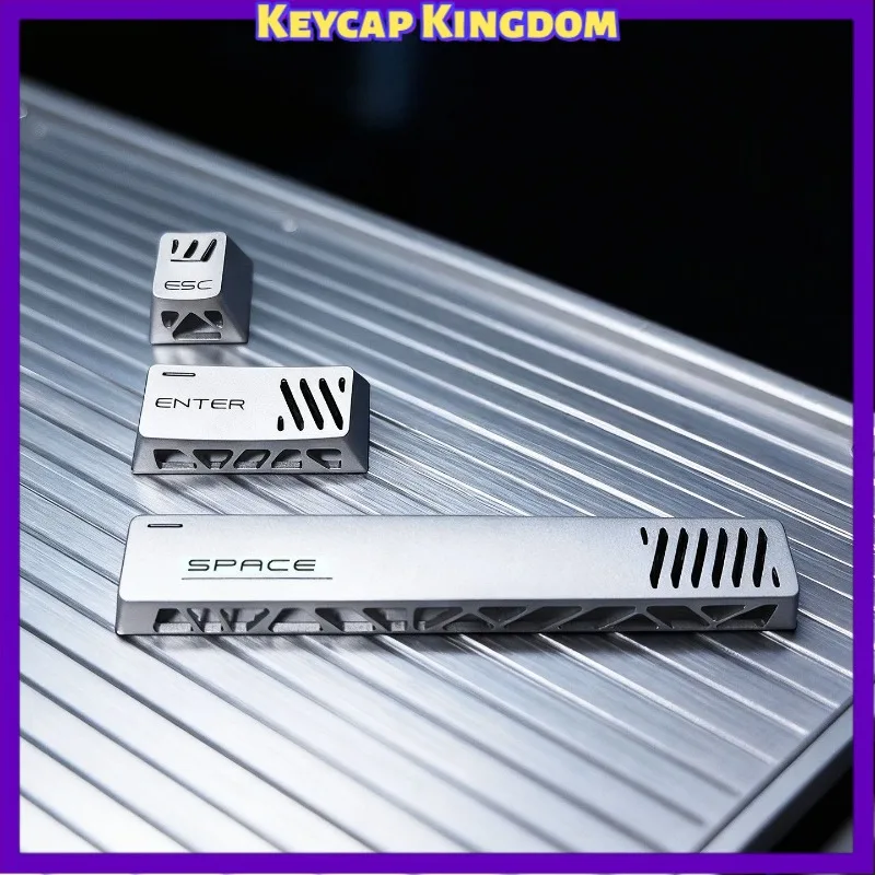 NEW CNC Metal Hollow Skeleton Aluminum Keycaps Mechanical Keyboard Cherry Custom Artisan Keycap PC Gaming Keyboard Point Keycap
NEW CNC Metal Hollow Skeleton Aluminum Keycaps Mechanical Keyboard Cherry Custom Artisan Keycap PC Gaming Keyboard Point Keycap