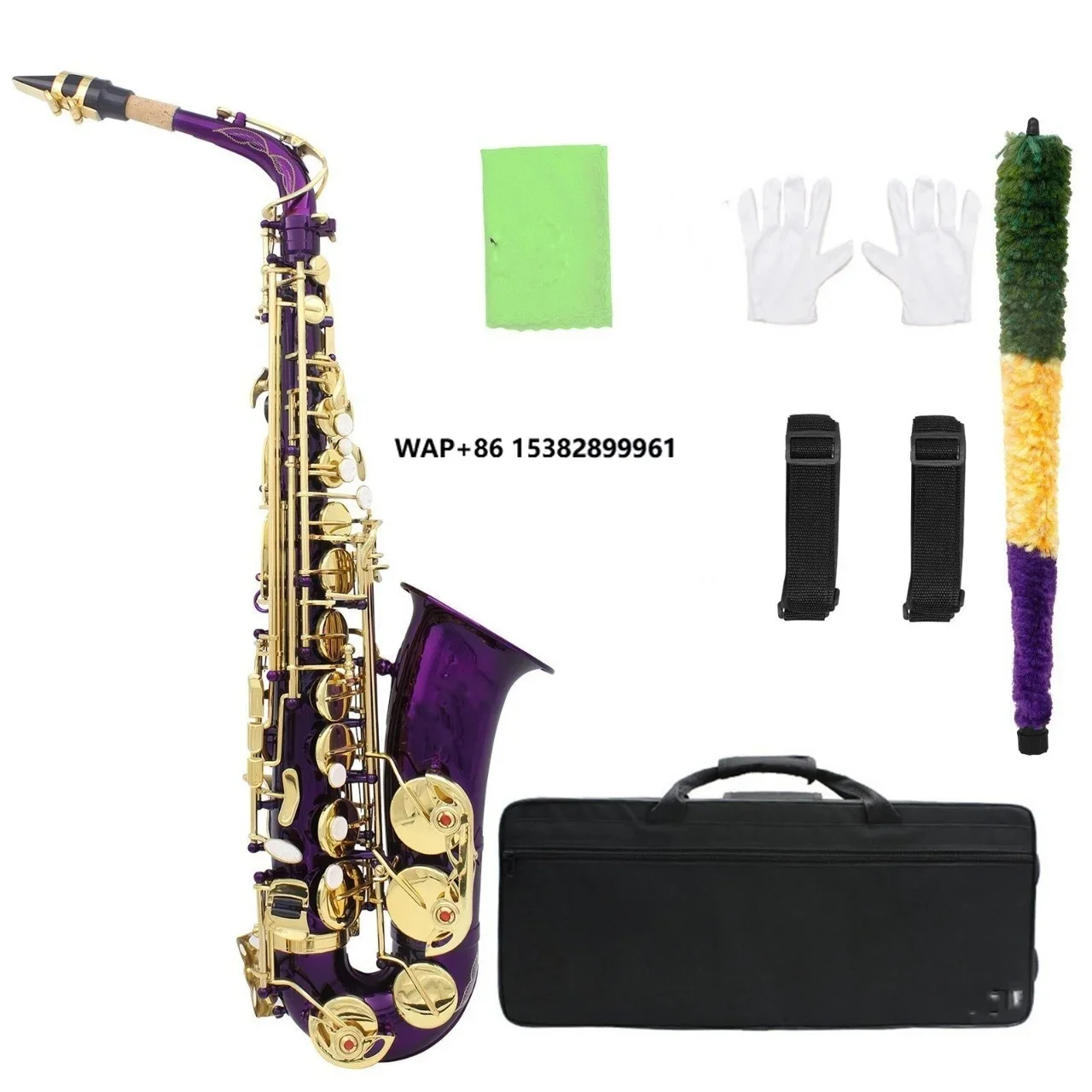 Haimalen Professional Alto Saxophone for Beginners Gold-Tone E-Flat Instrument Various Colorful Pipes Gold Lacquer for Grading
Haimalen Professional Alto Saxophone for Beginners Gold-Tone E-Flat Instrument Various Colorful Pipes Gold Lacquer for Grading