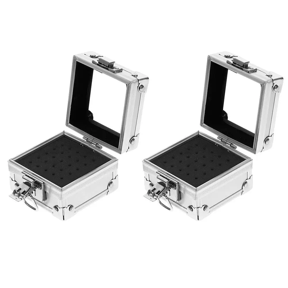 2Pcs Nail Grinding Head Aluminum Box Drill Bits Storage Portable Manicure Polishing Tool ganizer Home Salon Use
2Pcs Nail Grinding Head Aluminum Box Drill Bits Storage Portable Manicure Polishing Tool ganizer Home Salon Use