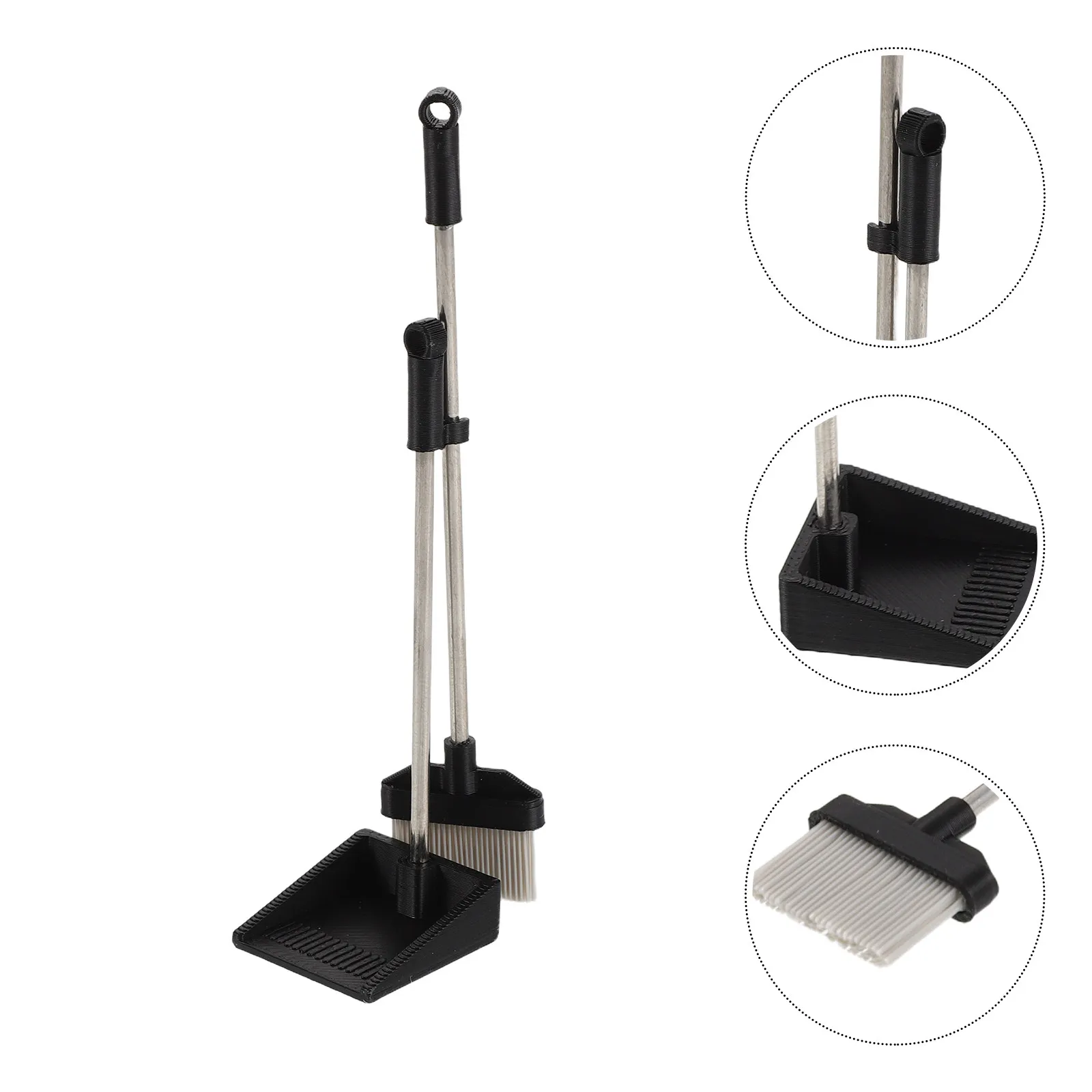 Miniature Dust Pan and Broom 1:12 Scale Realistic Cleaning Tool for Dollhouse Bedroom Furniture Scene Accessories Tiny House Kit
Miniature Dust Pan and Broom 1:12 Scale Realistic Cleaning Tool for Dollhouse Bedroom Furniture Scene Accessories Tiny House Kit