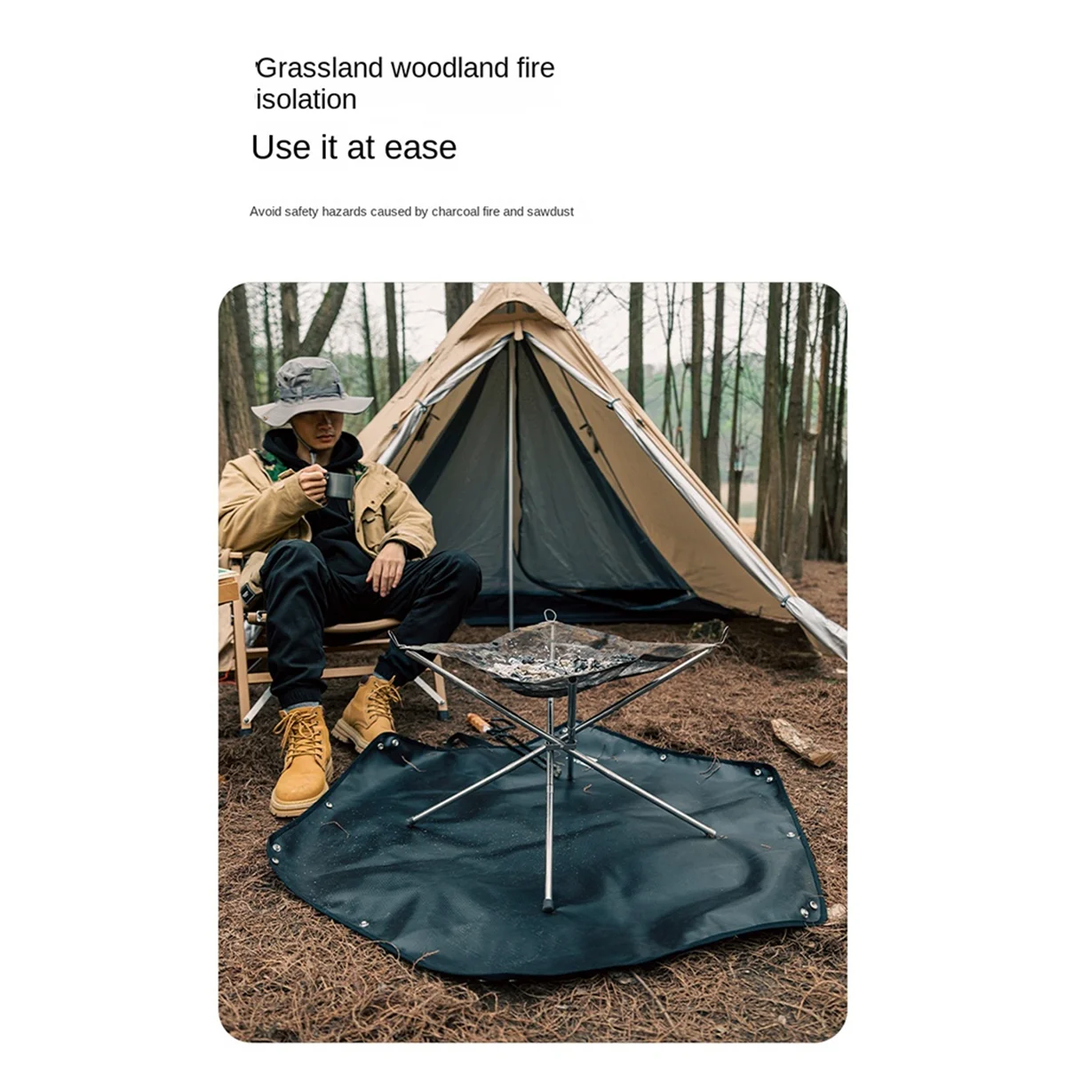 ETRT Outdoor Silicone Fireproof Cloth High Temperature Resistants Camping Picnic Barbecue Flame Retardants Mat Campfire Stove
ETRT Outdoor Silicone Fireproof Cloth High Temperature Resistants Camping Picnic Barbecue Flame Retardants Mat Campfire Stove