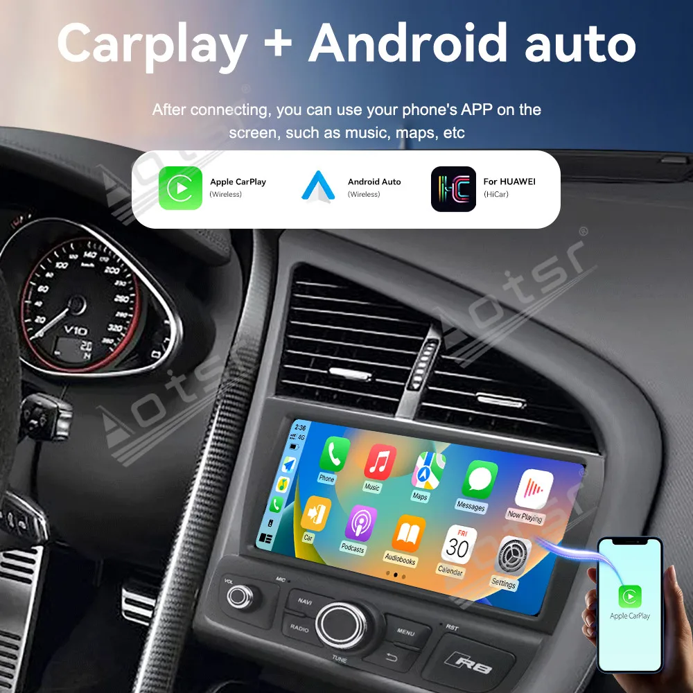 8 Inch CarPlay QLED Car Radio Android 13.0 For Audi R8 2007-2015 GPS Navigation Recorder Stereo Multimedia Player Head Unit
8 Inch CarPlay QLED Car Radio Android 13.0 For Audi R8 2007-2015 GPS Navigation Recorder Stereo Multimedia Player Head Unit