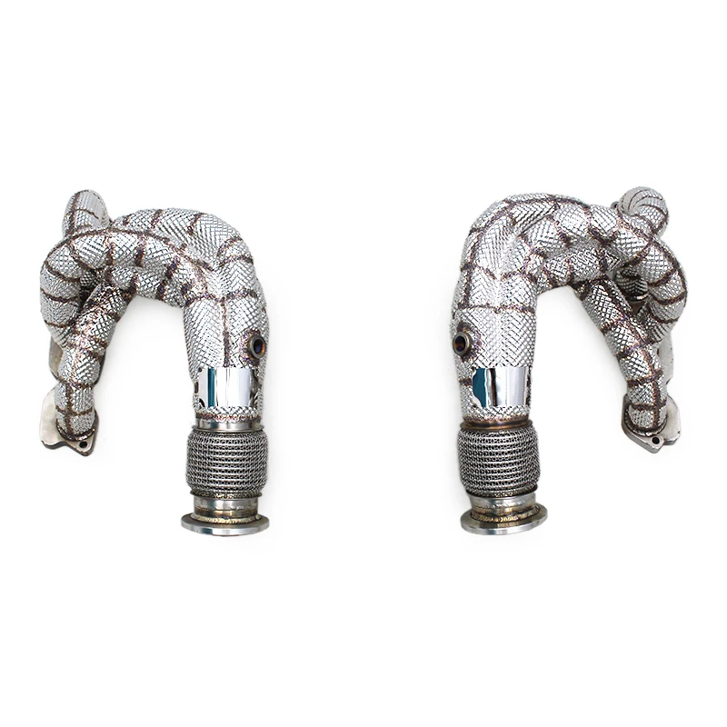 Auto Stainless Steel Long Tube For Ferrari 458 4.5L 2011-2016 Equal Length Turbo Manifold Exhaust Pipes With Heat Shield
Auto Stainless Steel Long Tube For Ferrari 458 4.5L 2011-2016 Equal Length Turbo Manifold Exhaust Pipes With Heat Shield