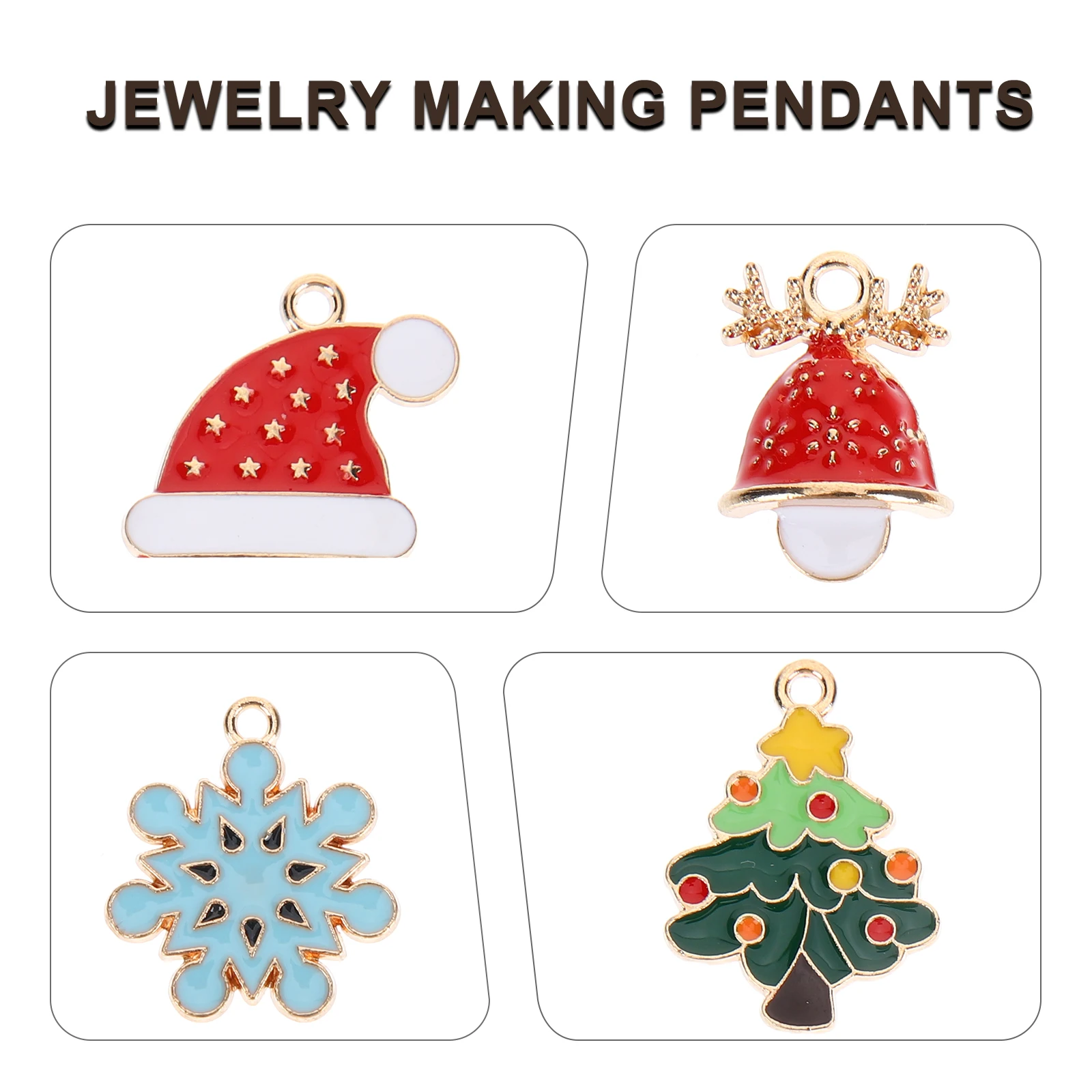 1 set 1 Set Christmas Jewelry Charms Diy Charm Accessories For Necklace Bracelet Making Decoration Alloy Pendant Crafts
1 set 1 Set Christmas Jewelry Charms Diy Charm Accessories For Necklace Bracelet Making Decoration Alloy Pendant Crafts
