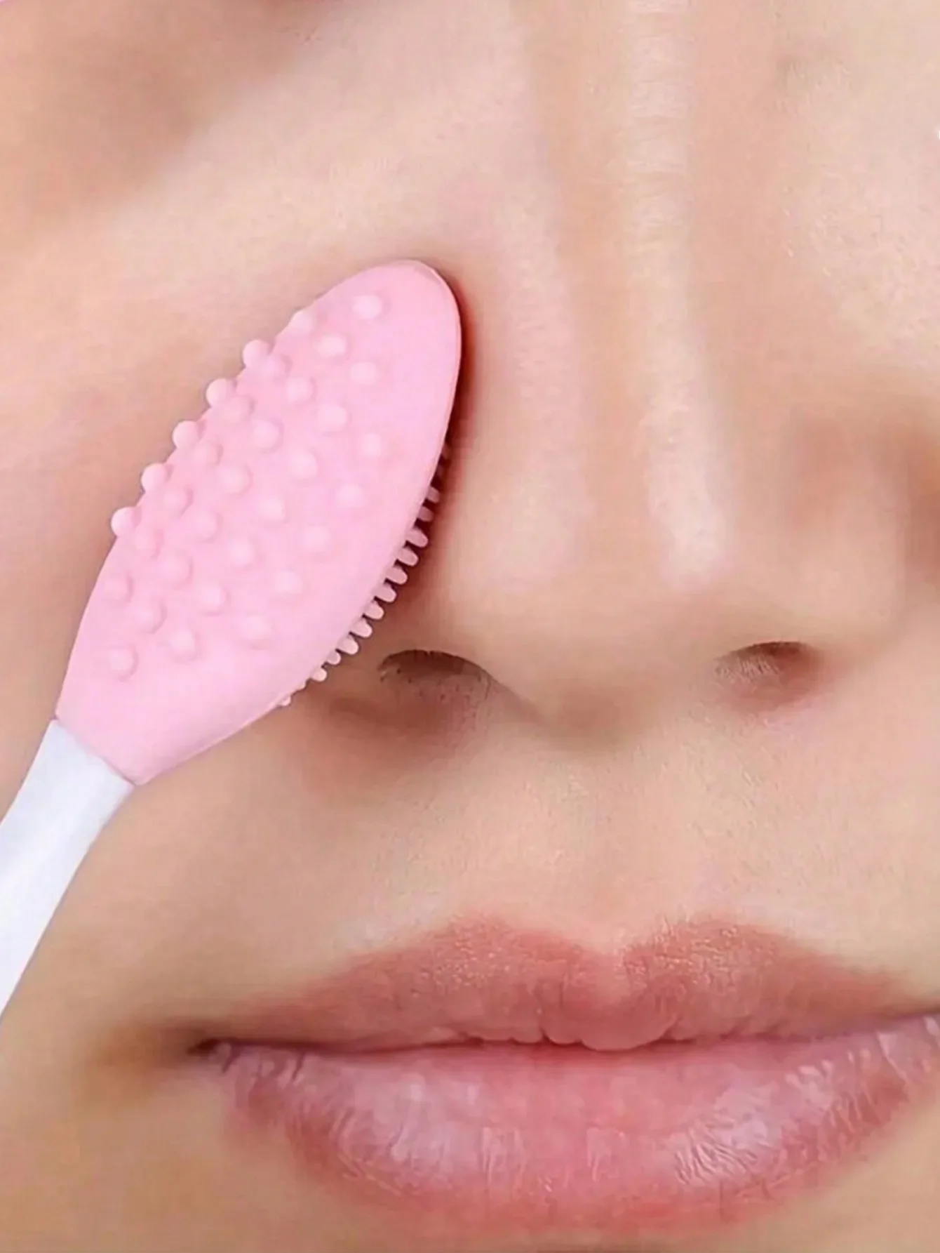 Pink Blackhead Remover Brush Double-Sided Facial Cleaning Tpe Brush, Multi-Functional Exfoliating Beauty Tool,Bag,Organizer
Pink Blackhead Remover Brush Double-Sided Facial Cleaning Tpe Brush, Multi-Functional Exfoliating Beauty Tool,Bag,Organizer