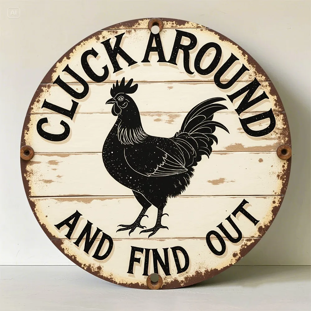 Non-clock Round Flat Wall Sign 2D Flat 8 Inch No Light Printed Ornament Suitable For Indoor Garden Bar Bedroom Office
Non-clock Round Flat Wall Sign 2D Flat 8 Inch No Light Printed Ornament Suitable For Indoor Garden Bar Bedroom Office
