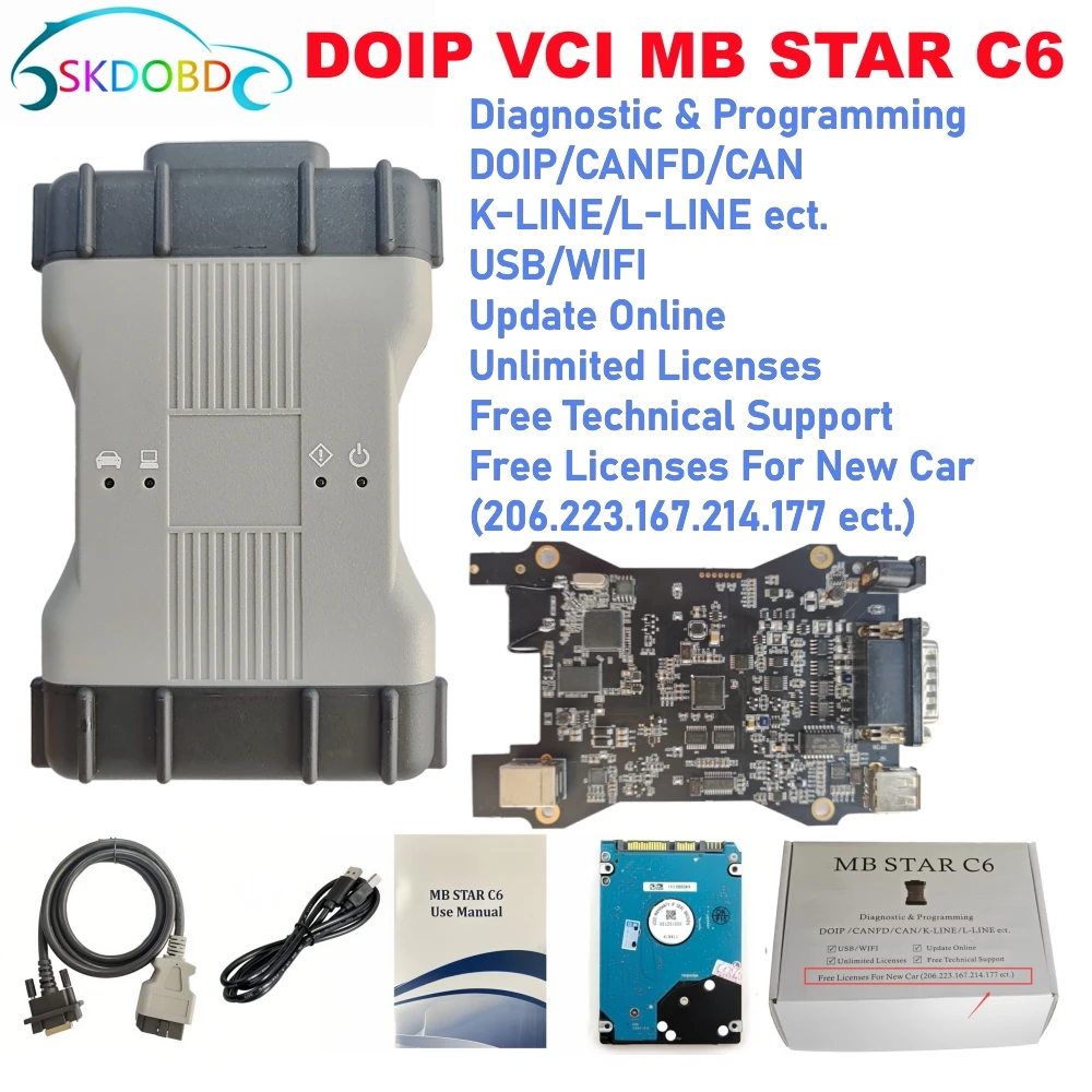 Engineer level Mb Star C6 DOIP Wifi VCI Multiplexer With HDD 2023.06 Meets SEA J2534 for Mercedes Benz Car Diagnostic Scanner
Engineer level Mb Star C6 DOIP Wifi VCI Multiplexer With HDD 2023.06 Meets SEA J2534 for Mercedes Benz Car Diagnostic Scanner