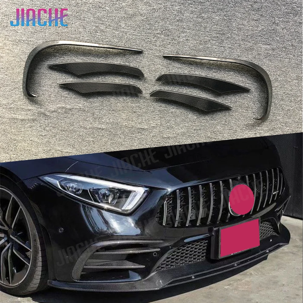 Carbon Fiber Front Bumper Fog Lamp Covers Trim For Mercedes Benz CLS Class C257 CLS260 300 350 2019+ Front Canards Fins
Carbon Fiber Front Bumper Fog Lamp Covers Trim For Mercedes Benz CLS Class C257 CLS260 300 350 2019+ Front Canards Fins