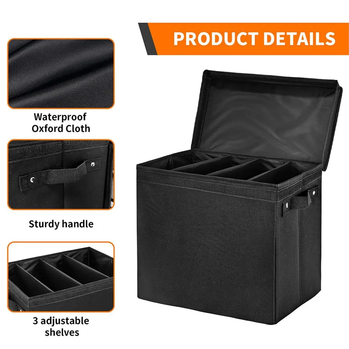 ABZT Comic Book Storage Box Comic Book Organizer Box with 3 Partition Large Capacity Document Container with Handle
ABZT Comic Book Storage Box Comic Book Organizer Box with 3 Partition Large Capacity Document Container with Handle
