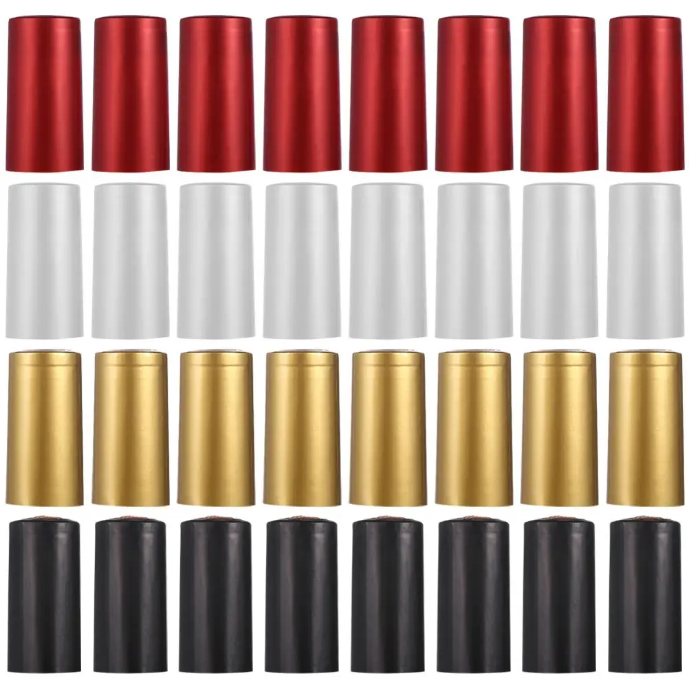 200pcs Bottle Sealing Film PVC Heat Shrink Caps Red Black Gold Silver Opening Size Home Wineries Kitchen Bar
200pcs Bottle Sealing Film PVC Heat Shrink Caps Red Black Gold Silver Opening Size Home Wineries Kitchen Bar