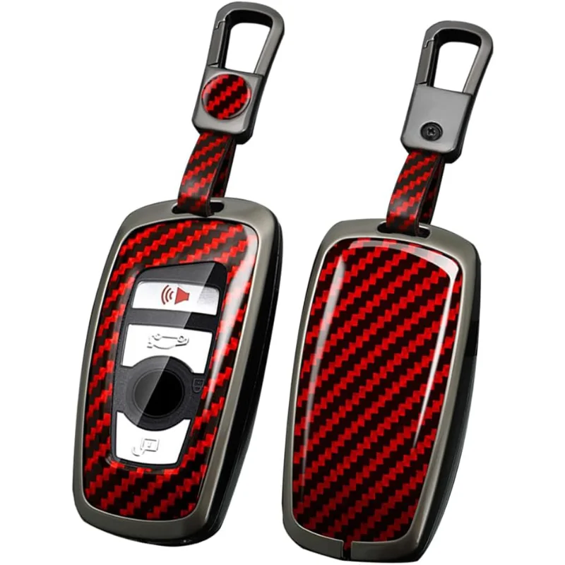 Key Case Fit For BMW 1 2 3 4 5 6 7 Series X1 X3 X4 Remote,Metal Car Key Fob Skin Anti-Scratched Key Cover Carbon Texture
Key Case Fit For BMW 1 2 3 4 5 6 7 Series X1 X3 X4 Remote,Metal Car Key Fob Skin Anti-Scratched Key Cover Carbon Texture