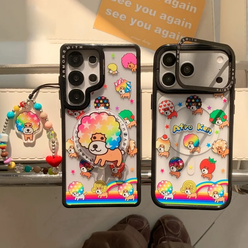 Funny Cute Cartoon Color Dog Magnetic Phone Case For iPhone 17 Pro 16 Plus 15 14 13 12 Pro Max Back Cover with Stand For Magsafe
Funny Cute Cartoon Color Dog Magnetic Phone Case For iPhone 17 Pro 16 Plus 15 14 13 12 Pro Max Back Cover with Stand For Magsafe