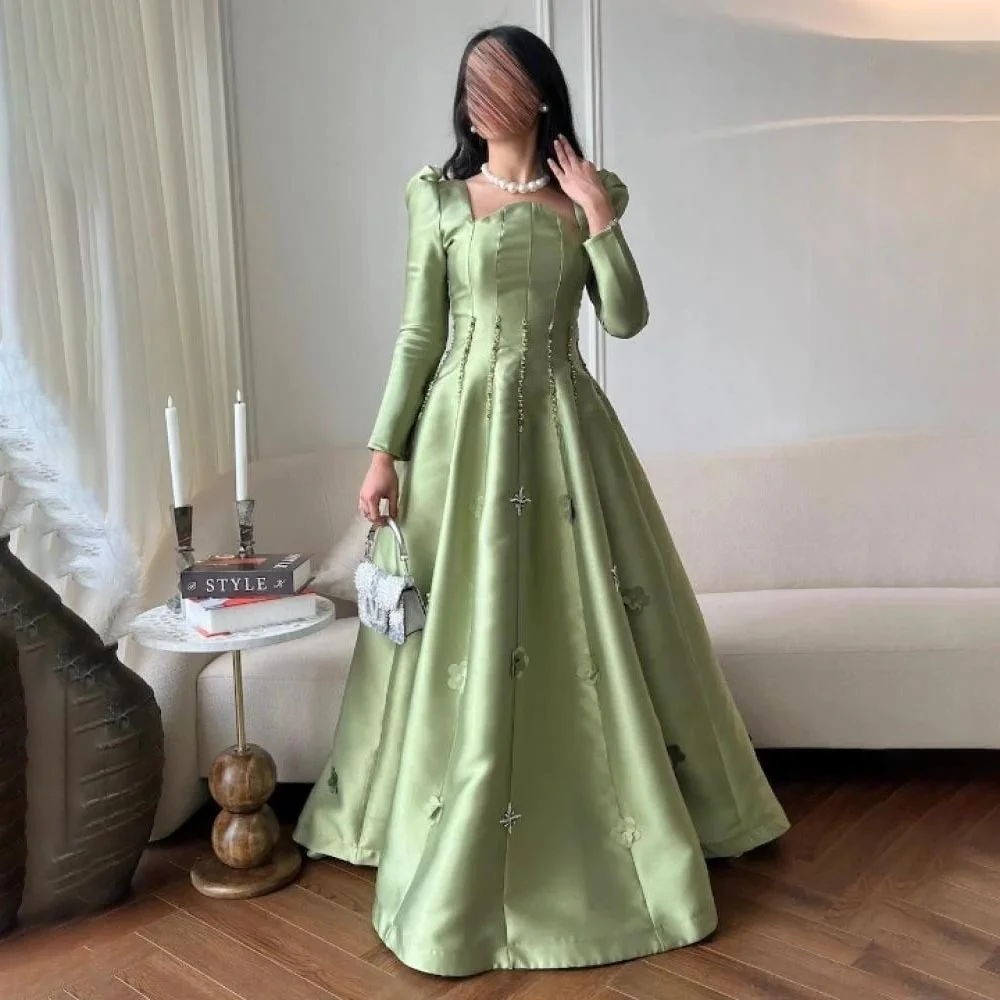 Customized Exquisite Ruched Women Prom Dress Sexy Long Sleeve Charming A-line Floor Length Party Dress Beading Evening Gown
Customized Exquisite Ruched Women Prom Dress Sexy Long Sleeve Charming A-line Floor Length Party Dress Beading Evening Gown