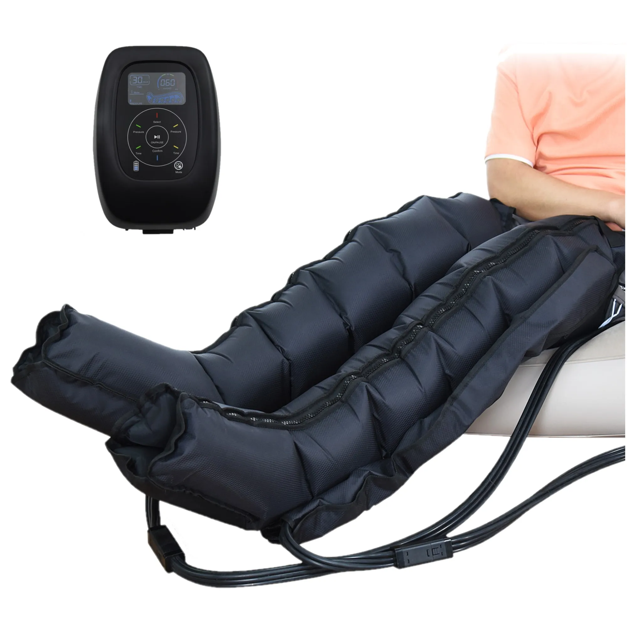 Professional Pressotherapy Therapy 6 Chambers Air Compression Muscle Relaxer Leg Massager Recovery Boots
Professional Pressotherapy Therapy 6 Chambers Air Compression Muscle Relaxer Leg Massager Recovery Boots