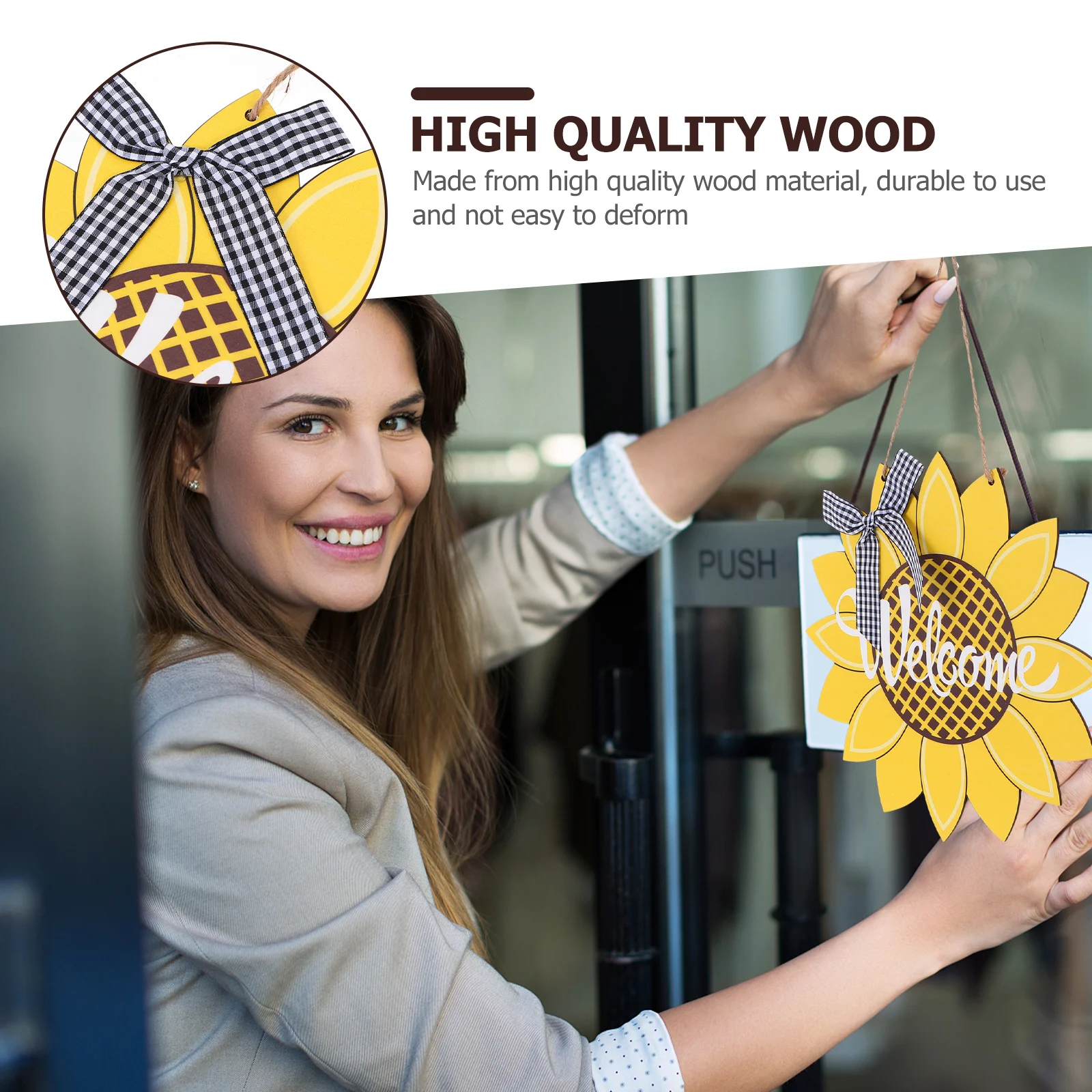 Delicate Sunflower Welcome Sign Wood Door Hanging Plaque Decorative Store Garden Cafe Bar Living Room Wall Art Door Sign
Delicate Sunflower Welcome Sign Wood Door Hanging Plaque Decorative Store Garden Cafe Bar Living Room Wall Art Door Sign
