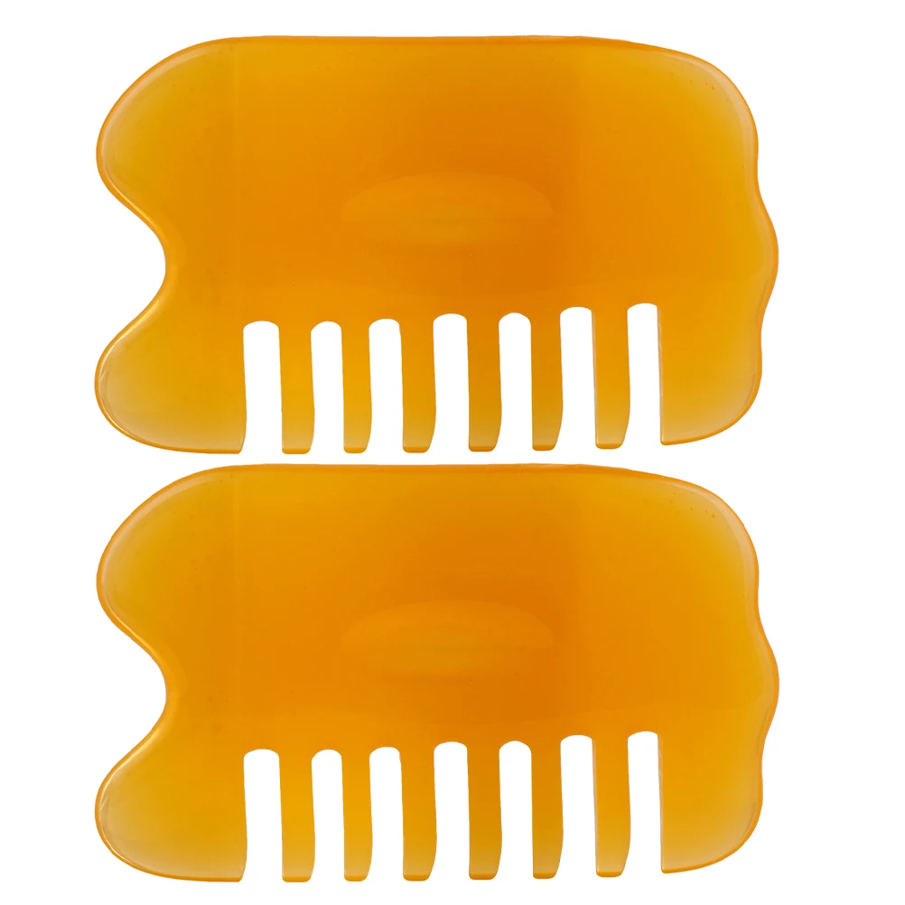 2Pcs Gua Sha Scraping Comb Head Massage Scalp Massager Multifunctional Comb for Blood Circulation Muscle Relaxation Stress
2Pcs Gua Sha Scraping Comb Head Massage Scalp Massager Multifunctional Comb for Blood Circulation Muscle Relaxation Stress