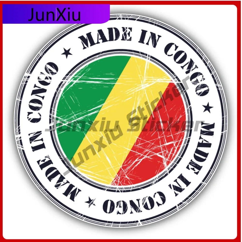 Made In Congo Grunge Flag Stamp Car Decal Bumper Stickers Cute Style Truck Use For Laptop Surface Auto Styling Accessory UV R
Made In Congo Grunge Flag Stamp Car Decal Bumper Stickers Cute Style Truck Use For Laptop Surface Auto Styling Accessory UV R