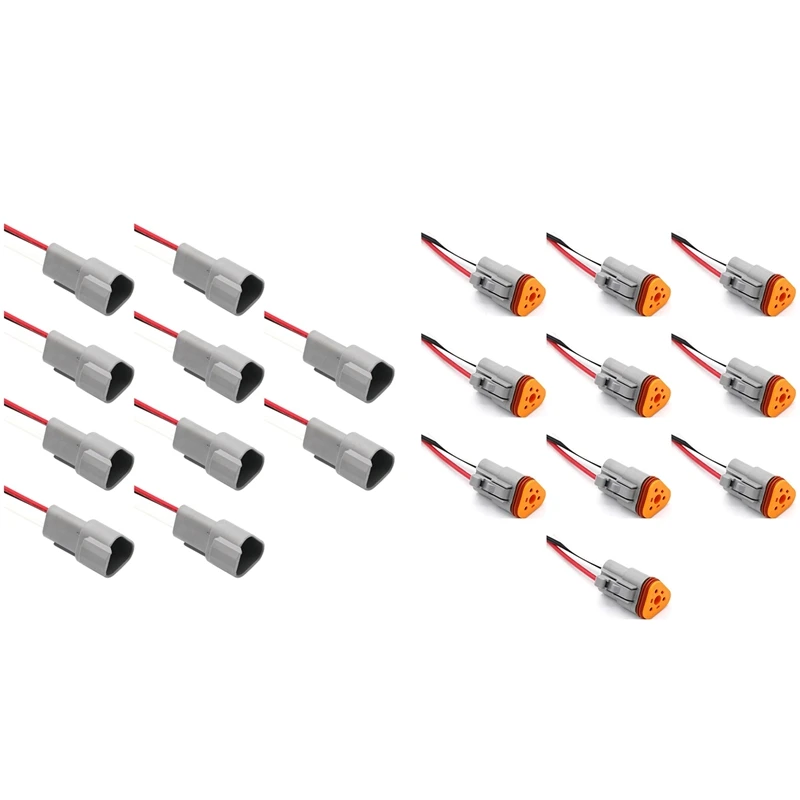 For Deutsch Automotive Waterproof Connector With Wire Sheath Harness Connector, 3-Hole With Wire
For Deutsch Automotive Waterproof Connector With Wire Sheath Harness Connector, 3-Hole With Wire
