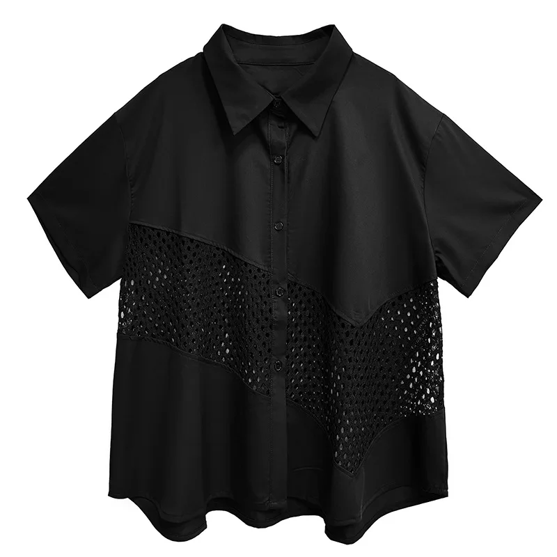 Yamamoto Dark Women's Shirt, Fashionable Splicing Grid Women's Top, 2025 Summer New Loose and niche design shirt
Yamamoto Dark Women's Shirt, Fashionable Splicing Grid Women's Top, 2025 Summer New Loose and niche design shirt