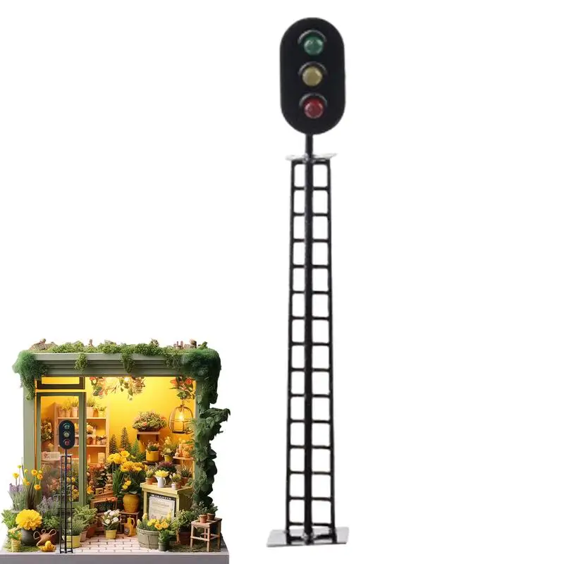 Traffic Light Toy Educational Simulation Model Railroad Train Signals Building Playset Sand Table & Hand-Built Scene Decoration
Traffic Light Toy Educational Simulation Model Railroad Train Signals Building Playset Sand Table & Hand-Built Scene Decoration