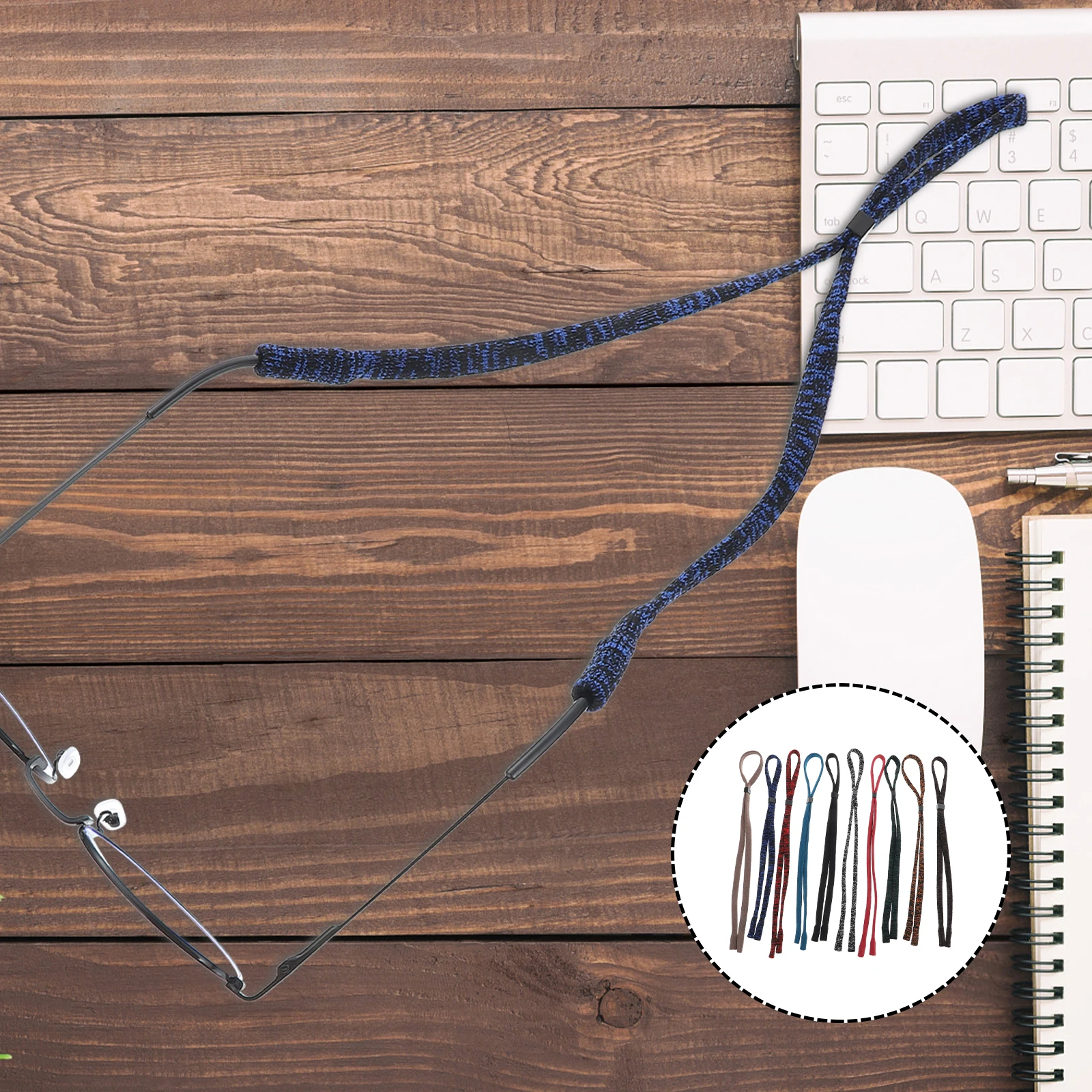 10 Pcs Glasses Fixing Adjustable Safety Eyeglass Straps Lanyard Anti-lost Durable Elastic Fiber Nylon PP Material
10 Pcs Glasses Fixing Adjustable Safety Eyeglass Straps Lanyard Anti-lost Durable Elastic Fiber Nylon PP Material