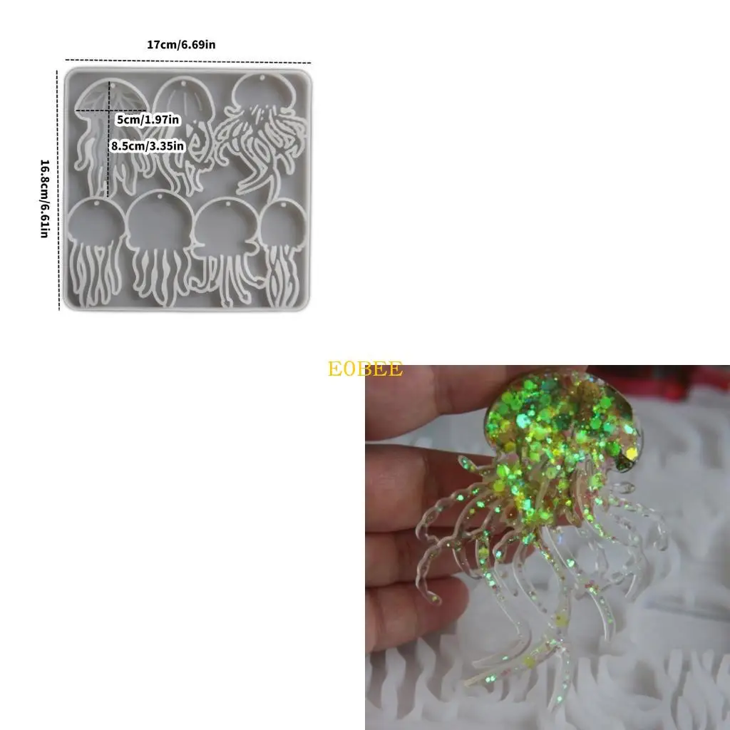 E0BE Artistic Marine Life Silicone Mold For Custom Pendant Making With Sturdy Heat Resistant Material for Craft Projects
E0BE Artistic Marine Life Silicone Mold For Custom Pendant Making With Sturdy Heat Resistant Material for Craft Projects