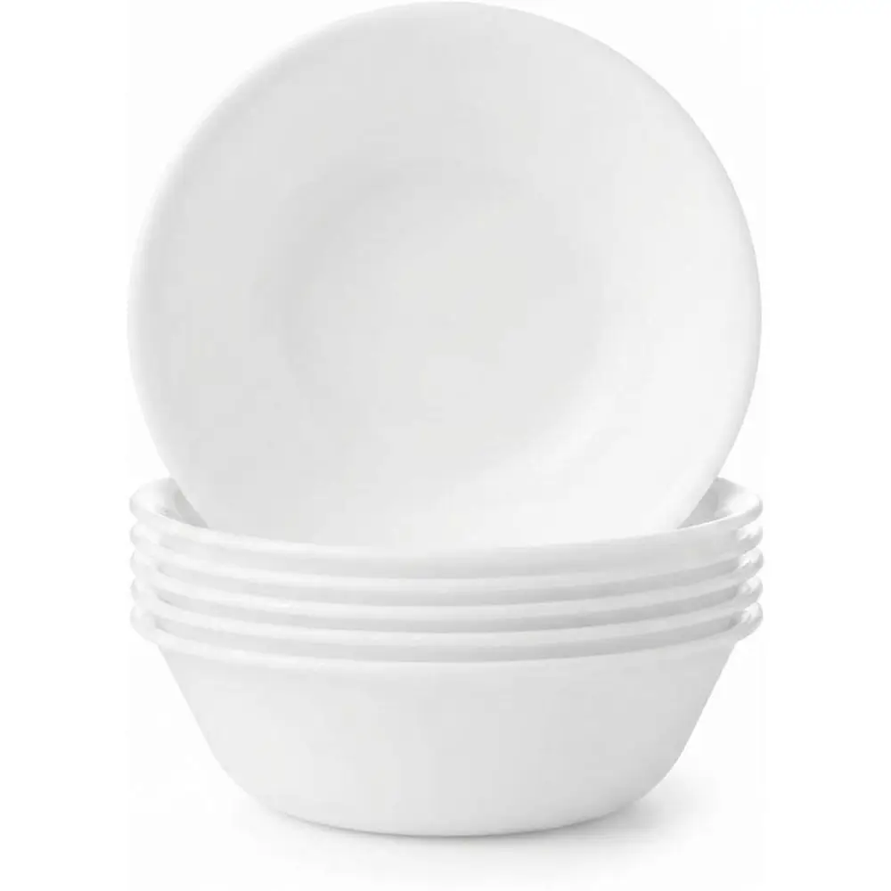 6-Piece Triple Layer Glass Bowl Set, 18-Oz Soup/Cereal, Winter Frost White, Chip Resistant
6-Piece Triple Layer Glass Bowl Set, 18-Oz Soup/Cereal, Winter Frost White, Chip Resistant