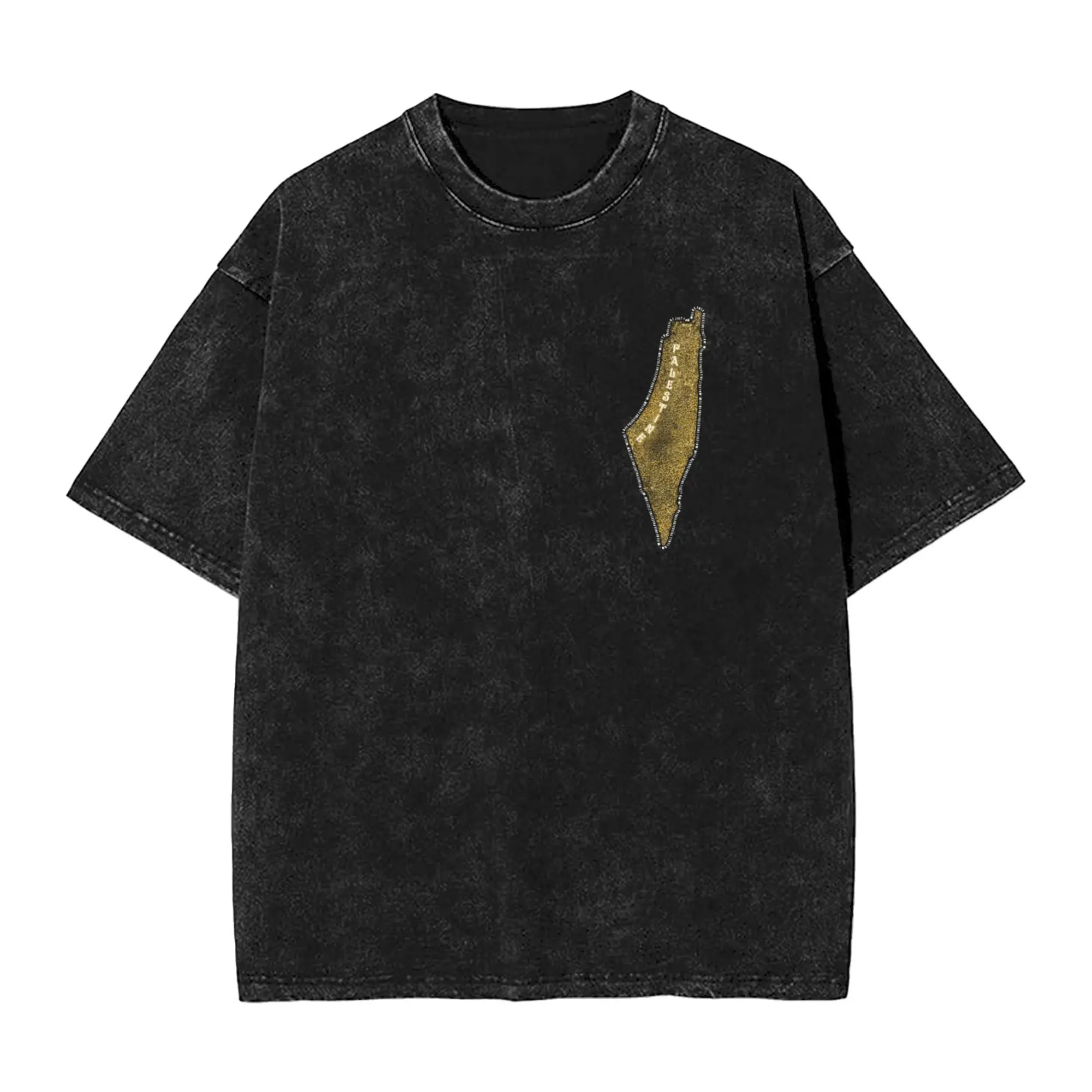 Couple T-Shirt Palestinian Gold Glitter Map Washed T-Shirts Trending Beach Tees Streetwear Loose Cotton Tops Gift
Couple T-Shirt Palestinian Gold Glitter Map Washed T-Shirts Trending Beach Tees Streetwear Loose Cotton Tops Gift