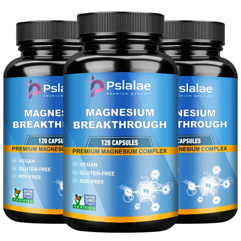 Premium Magnesium Complex - Natural Sleep and Brain Supplement, Muscle Relaxation Heart Boost
Premium Magnesium Complex - Natural Sleep and Brain Supplement, Muscle Relaxation Heart Boost