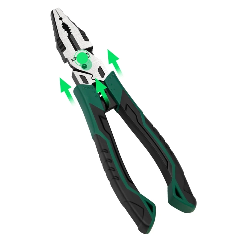 Multifunctional 8Inch Hand Tool Pliers Wire Stripper Crimper Bolt Cutter for Cable Handling and Household Repairs B03E
Multifunctional 8Inch Hand Tool Pliers Wire Stripper Crimper Bolt Cutter for Cable Handling and Household Repairs B03E