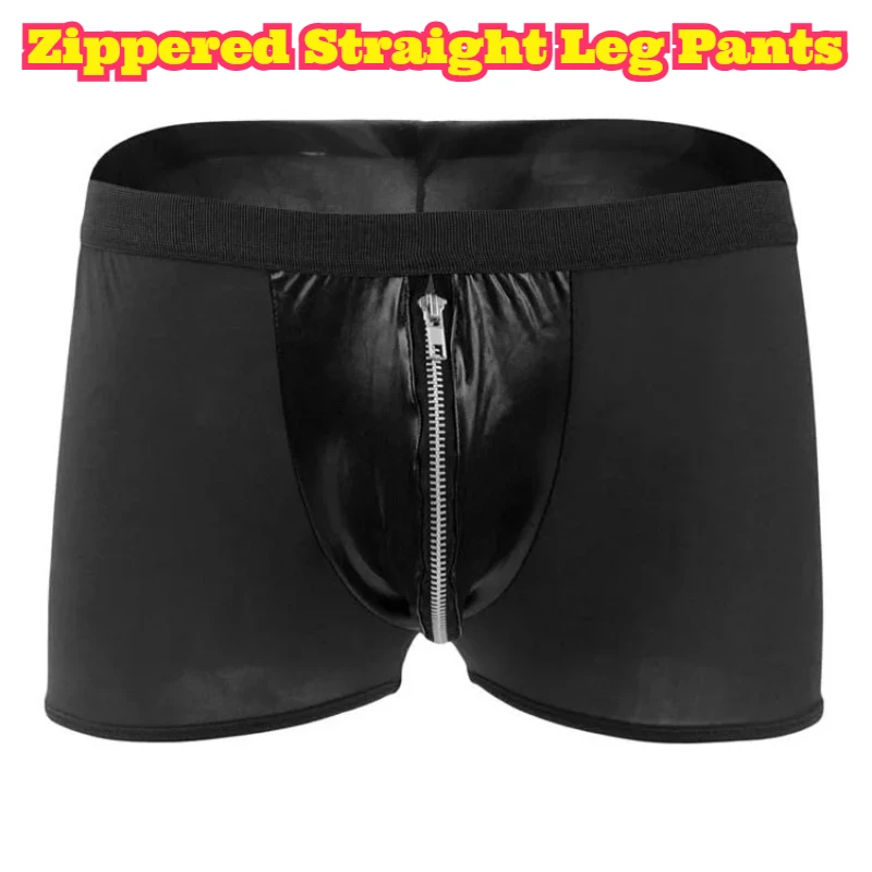 Men Metal Zipper Ring Low Waist Boxer Underwear Sexy Style Breathable Soft Skin Friendly Comfortable Slim Fitting Lightweight
Men Metal Zipper Ring Low Waist Boxer Underwear Sexy Style Breathable Soft Skin Friendly Comfortable Slim Fitting Lightweight