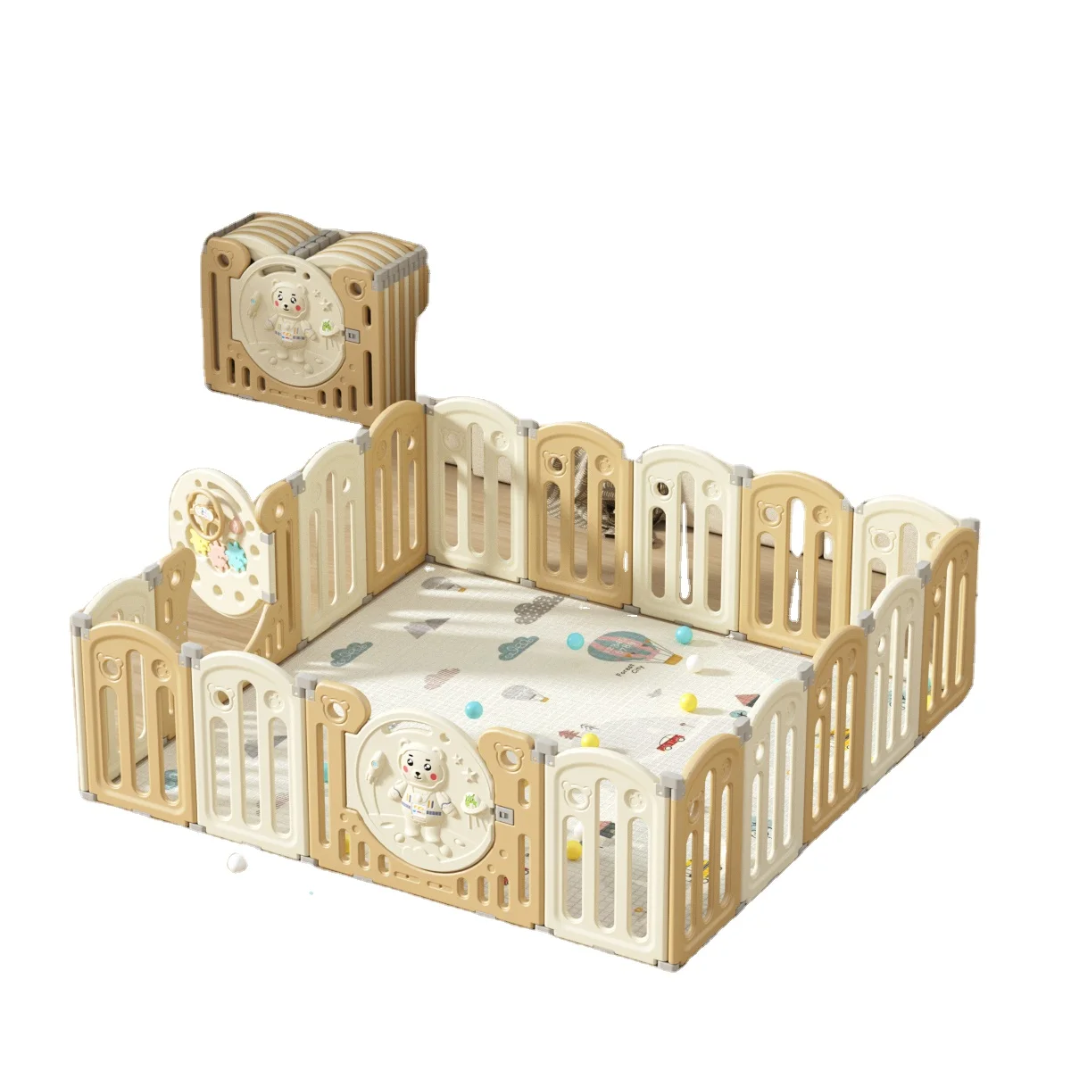 Customizable OEM Free Samples Plastic Kids Baby Playpen Fence for Playground Indoor
Customizable OEM Free Samples Plastic Kids Baby Playpen Fence for Playground Indoor