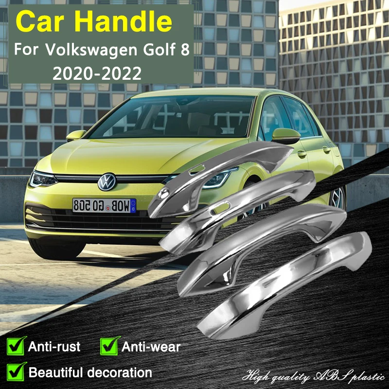 for Volkswagen VW Golf 8 Mk8 2020 2021 2022 Chrome Door Handle Cover Car Accessories Gadgets Styling Protective Film Stickers
for Volkswagen VW Golf 8 Mk8 2020 2021 2022 Chrome Door Handle Cover Car Accessories Gadgets Styling Protective Film Stickers