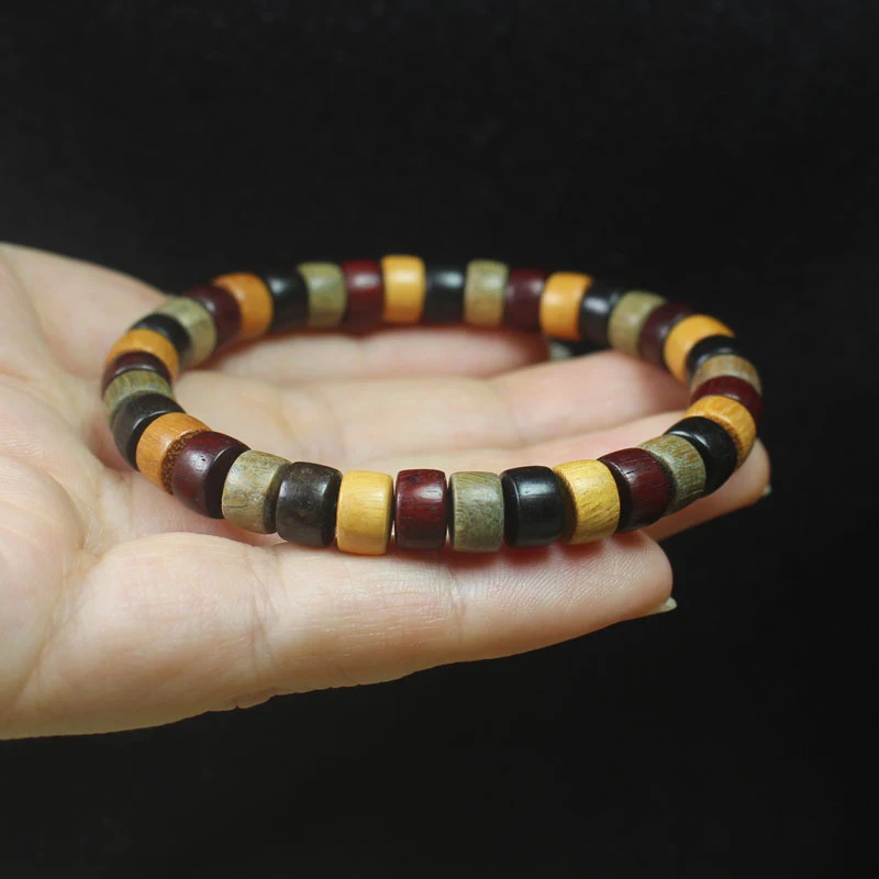 Green and Black Thickened , Sandalwood Tablet Bead Bracelet, Unisex Jewelry, Buddhist
Green and Black Thickened , Sandalwood Tablet Bead Bracelet, Unisex Jewelry, Buddhist