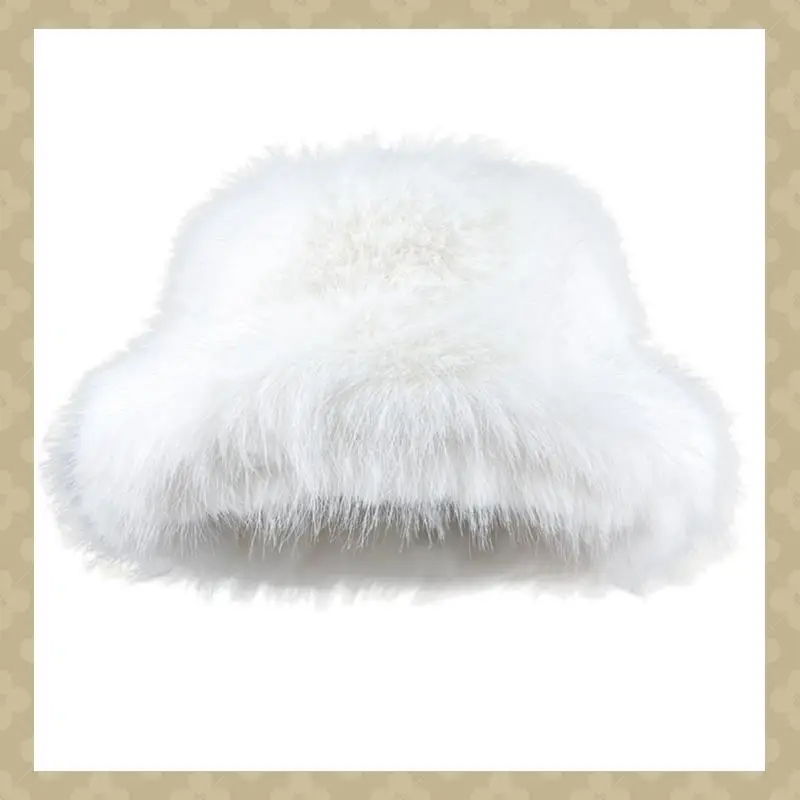 Faux Fur Ladies Warm Protection Winter Bucket Hat From Cold Fisherman Cap For Women Winter Cap -C
Faux Fur Ladies Warm Protection Winter Bucket Hat From Cold Fisherman Cap For Women Winter Cap -C