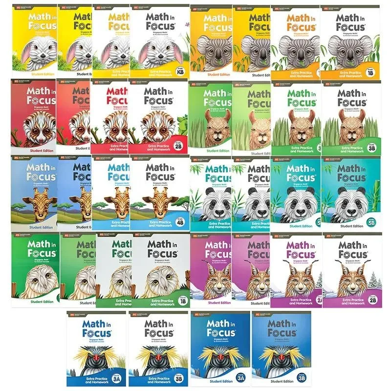 2 Books Set Math in Focus KA-5B Singapore Math Textbook and Exercise Book English Original Math Learning Books for Teenagers
2 Books Set Math in Focus KA-5B Singapore Math Textbook and Exercise Book English Original Math Learning Books for Teenagers