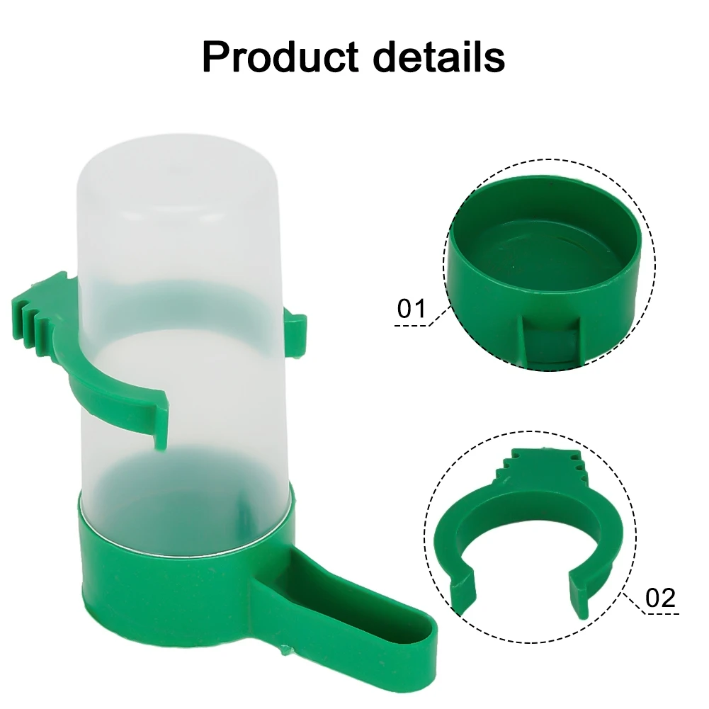 Efficient Bird Feeder and Waterer, Perfect for Parrot Cockatiel Canary, Diverse Sizes to Meet Different Birds' Needs
Efficient Bird Feeder and Waterer, Perfect for Parrot Cockatiel Canary, Diverse Sizes to Meet Different Birds' Needs