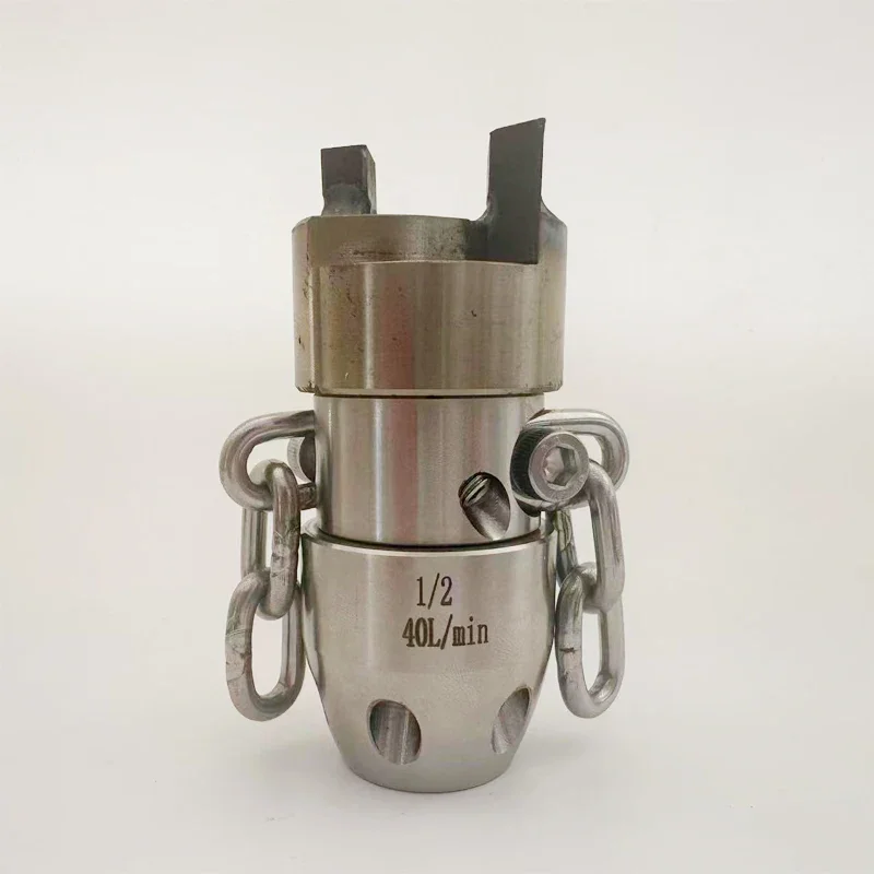 1/2Inch Sewer Jet Rotating Chain Root Cutter Durable Steel Head Rotating Chain Nozzles
1/2Inch Sewer Jet Rotating Chain Root Cutter Durable Steel Head Rotating Chain Nozzles