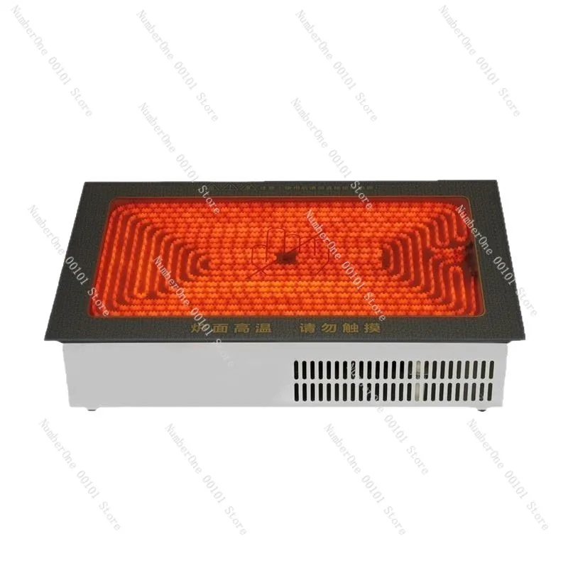 High-power 4000W hot pot electric ceramic stove - commercial Malatang titanium crystal plate rectangular grilled fish stove
High-power 4000W hot pot electric ceramic stove - commercial Malatang titanium crystal plate rectangular grilled fish stove