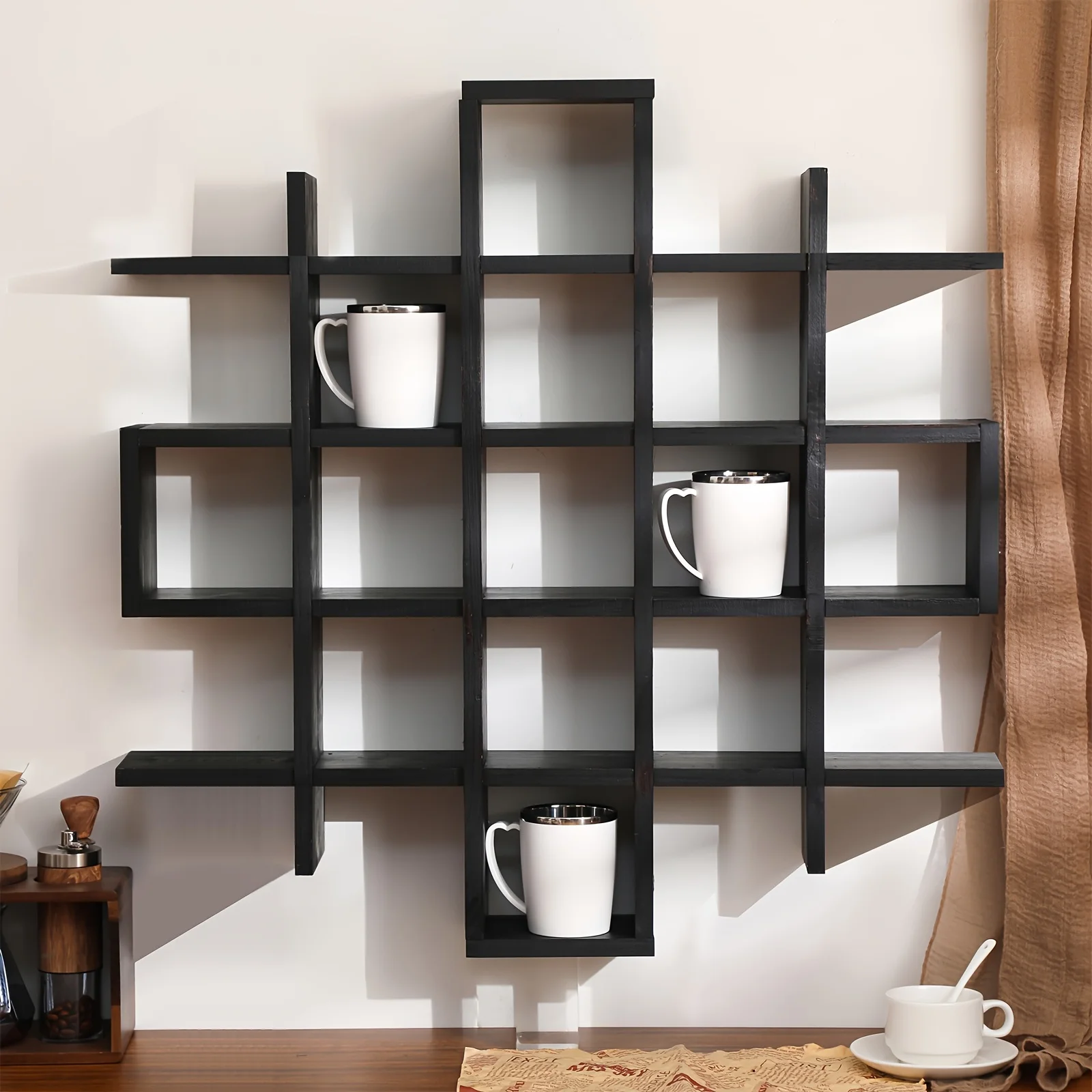 Oversize Coffee Mug Display Rack Floating Shelves Wooden Display Shelves Rustic Wooden Floating Curio Shelf Travel Wall Mounted Coffee Mug Rack Holder Shadow Box Shelf
Oversize Coffee Mug Display Rack Floating Shelves Wooden Display Shelves Rustic Wooden Floating Curio Shelf Travel Wall Mounted Coffee Mug Rack Holder Shadow Box Shelf